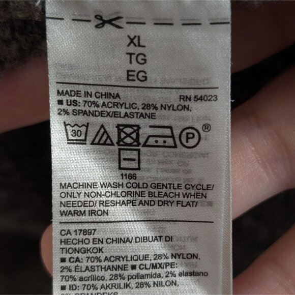 Old Navy Women's Cardigan Open Front Longline Oversized sz XL in Mushroom Cozy - Picture 8 of 8